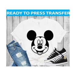 Ready to Press - Disney Transfers - Colorful  Mickey - DTF- Iron On Transfers  - Disney - Heat Transfers - Heat Press