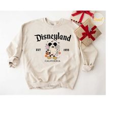 Disneyland Est 1955 Halloween Vintage Shirt, Magical Land Halloween Shirt, Trendy Sweatshirt, Disneyland Sweatshirt, Hal