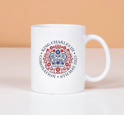 King Charles III Royal Family Coronation Mug, Anniversary Gift