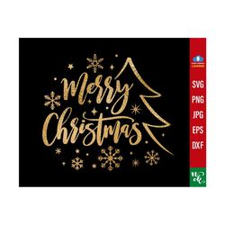 Christmas SVG, Merry Christmas SVG, Merry Christmas Saying Svg, Christmas Clip Art, Christmas Cut Files for Cricut, Silh