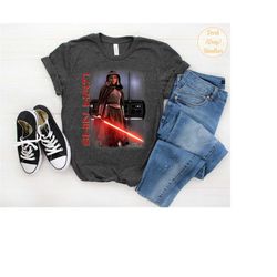 Star Wars Ahsoka Shin Hati Orange Lightsaber Jedi Poster Shirt