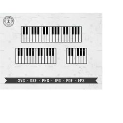 Piano svg, Piano Keys svg, Piano Keyboard svg, Music svg, dxf, png, jpg, pdf, eps, Cricut, Silhouette, Vector, ClipArt,