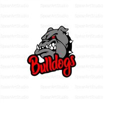 Bulldog SVG, Bulldogs Football Svg, Bulldogs Mascot Svg, Bulldog School