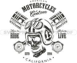 Motorcycle svg logo, Motorbike SVG PNG, Harley Logo, Skull SVG Files, Motorcycle Tshirt Design, Digital Download 110