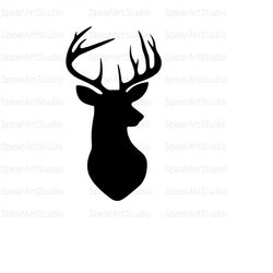 Deer Head SVG ,Deer svg, Deer Clipart,Deer Head Clipart,Deers svg,Hunting svg Files,Cut File Files for Cricut Silhouette