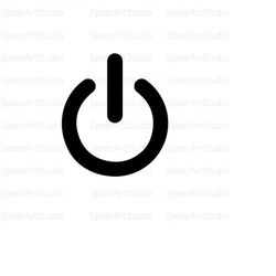 Power Button SVG Files, On-Off Button Cut Files, On-Off Symbol Vector, Digital Download, Instant Download, Png  Pdf  Ai