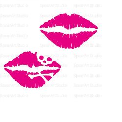 LIPS svg, pink lips svg, Kiss svg, American lips svg, Kiss design, skull lips svg, Instant Download, Digital Download, P