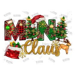 Mini Claus Png,Sublimation Design,Merry Christmas Png,Christmas Mini Png,Glitter Mini Claus Png,Christmas Png,Mini Png,D