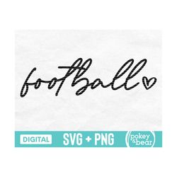Football Svg, Football Heart Svg, Football Love Svg, Football Shirt Svg, Football Team Svg, Football Png, Digital Downlo