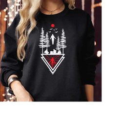 sweatshirt (3619) running up that hill christmas cycling things sweatshirts running up funny xmas friends eleven winter