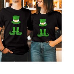 tshirt (156) leprechaun hat st patricks day t-shirt happy saint patrick's irish shamrock leprechaun green hat funny men