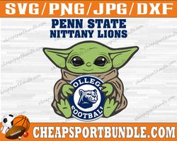 Penn State Nittany Lions Baby Yoda SVG, Penn State Nittany Lions svg, N C A A Teams svg, N C A A Svg, Png, Dxf, Eps