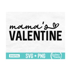 Mama's Valentine Svg, Mini Svg, Mama's Valentine Png Sublimation Design, Baby Valentine Svg Digital Download