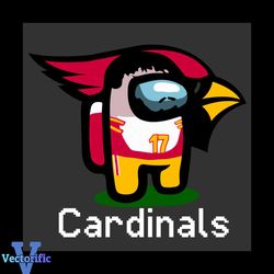 Arizona Cardinals Among Us Svg, Sport Svg, Among Us Svg, Impostor Svg, Among Us Game Svg, Arizona Cardinals Svg, Arizona