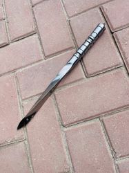 custom handmade hand-forged stainless-steel tri dagger knife, kris boot knife