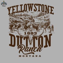 Yellowstone Dutton Ranch Sublimation PNG Download