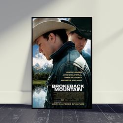 Brokeback Mountain Movie Poster Wall Art, Room Decor, Home Decor, Art Poster For Gift, Beautiful Movie Print