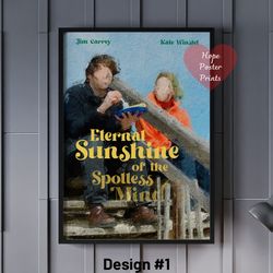 Eternal Sunshine Of The Spotless Mind Poster, 5 Different Print, Modern Movie Poster Gift, Poster Wall Decor, Movie Post