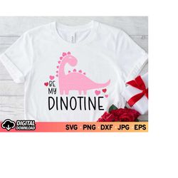 Be My Dinotine SVG, Valentines Day Svg, Valentines Shirt Gift Svg, Funny Valentine Svg, Valentine Svg File Cricut File C