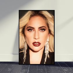 Lady GaGa Music Poster Wall Art, Living Room Decor, Home Decor, Art Poster For Gift, Wall Decor