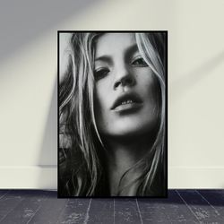 Kate Moss Music Poster Print, Living Room Decor, Home Decor, Music Poster For Gift