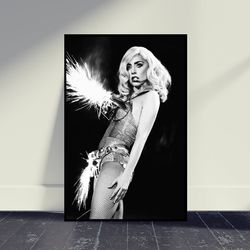 Lady GaGa Music Poster, Living Room Decor, Home Decor, Art Poster For Gift