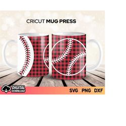 cricut mug press svg, mug wrap template svg, baseball stitches pattern svg, mug press wrapping template, design for 12oz