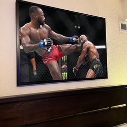 Leon Edwards Kick Knockout Poster, UFC Welterweight Champion, No Framed, Gift