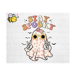 Stay Spooky Png, Funny Halloween Ghost, Happy Halloween Png, Retro Spooky Season Png, Spooky Png, Funny Halloween Png fo