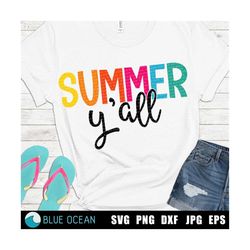Summer y'all SVG, Summer SVG, Summer shirt SVG, digital cut files