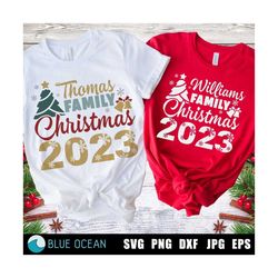 Family Christmas 2023 SVG, Family Christmas shirt SVG, Christmas 2023 SVG,  Christmas family png