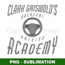 Sublimation Car Design - Backseat Driving Academy - Rev Up Your Style with PNG Digital Download