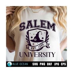 Salem University SVG,  Salem University PNG, Halloween Svg, Halloween University Png, Salem Svg
