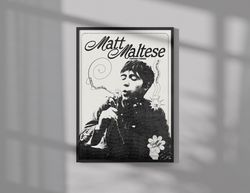 Matt Maltese Poster  Music Poster  Wall Art  Wall Decor