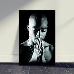 Rapper Tupac Shakur 2Pac Art Poster Music Poster Print Wall Art, Room Decor, Home Decor, Beautiful Art Poster For Gift