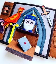 Magical Handmade Felt Books for Harry Potter, Fans and Wizardry Enthusiasts, Made to order