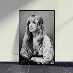 Stevie Nicks Young Art Music Poster Wall Art Decor, Living Room Decor, Home Decor, Beautiful Art Poster For Gift