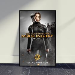The Hunger Games Mockingjay - Part 2 Movie Poster Wall Art, Room Decor, Home Decor, Art Poster For Gift, Movie Print, Fi