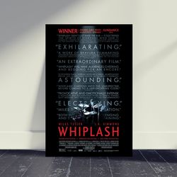 Whiplash Movie Poster Movie Print, Wall Art, Room Decor, Home Decor, Art Poster For Gift, Living Room Decor.jpg