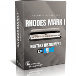 Fender Rhodes Mark I Stage Piano Kontakt Library - Virtual Instrument NKI Software