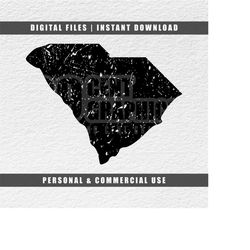 South Carolina Svg, United States Svg, Distressed Svg, Cricut Svg, Engraving File Svg, Cut File Svg, Instant Download