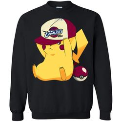 Cleveland Cavaliers Pikachu Pokemon Sweatshirt &8211 Moano Store