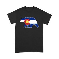 Colorado bear hunting  T Shirts,  CO State Flag Bear Hunter &8211 NQSD233
