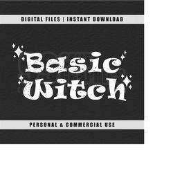 Basic Witch Svg, Halloween Svg, Distressed Svg, Cricut Svg, Engraving File Svg, Cut File Svg, Instant Download