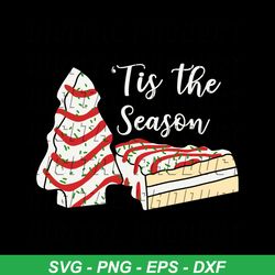 Tis The Season Christmas Cake SVG Cutting Digital File