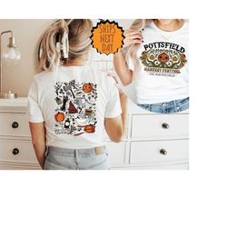 Vintage Pottsfield Harvest Festival Shirt, Over The Garden Wall Shirt, Autumn Harvest T-shirt, Halloween Pumpkin Shirt,F