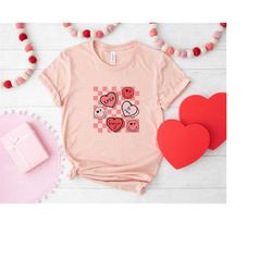 Valentines Doodle Hearts T-Shirt, Cute Valentine Heart Doodle Shirt, Valentine's Shirt, Cute Valentine's Day Shirt for H
