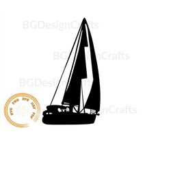 Sailing Boat SVG, Boat SVG, Ship SVG,  Sailing Svg, Sailing Boat Clipart