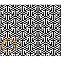 pattern 6, geometric pattern svg, tooled leather svg, seamless pattern svg, damask dxf