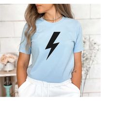 Black Lightning Shirt, Flash Shirt, Lightning Lover Shirt, Lightning Thunder Shirt, Funny Shirt, Unisex T-shirt, Cool Sh